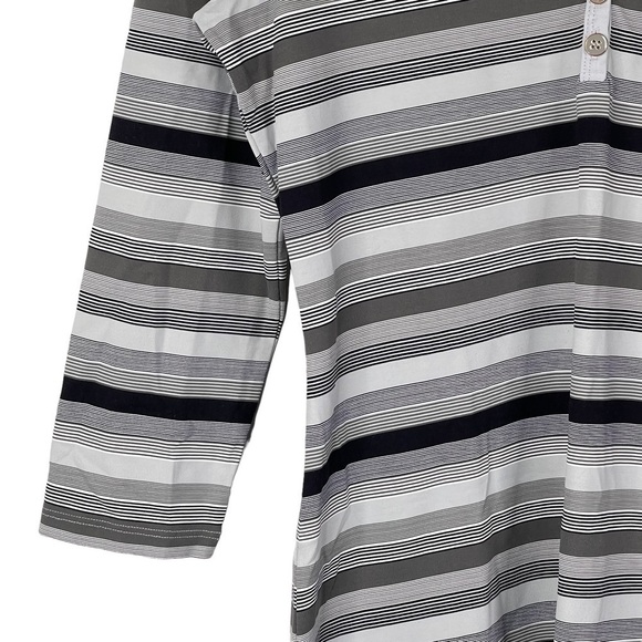 J McLaughlin Dress Womens Small Catalina Cloth Stripe Print Casual Coastal Beach - Picture 3 of 12